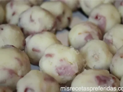 Bocaditos de patatas con beicón