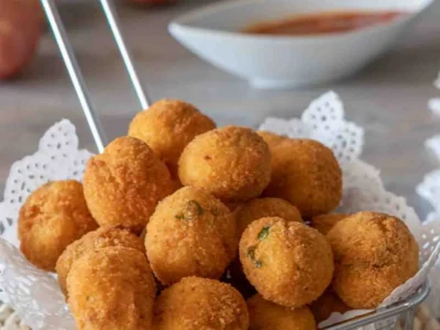 Bocaditos de patatas con beicón