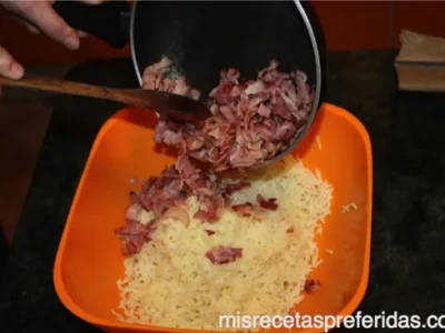 Bocaditos de patatas con beicón