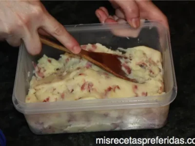 Bocaditos de patatas con beicón