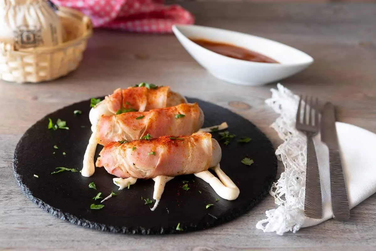 Bratwurst con beicon