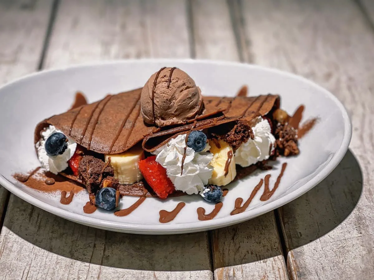 Crepes de chocolate