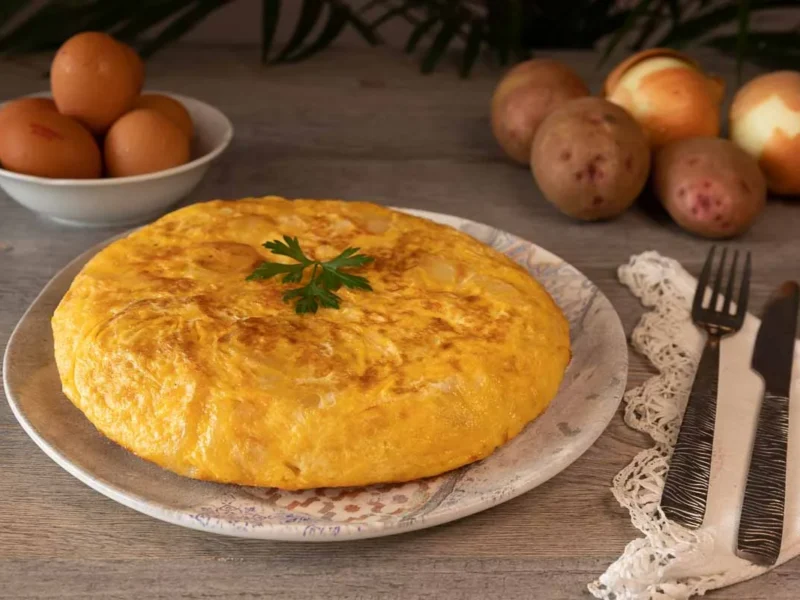 Tortilla de patatas al horno