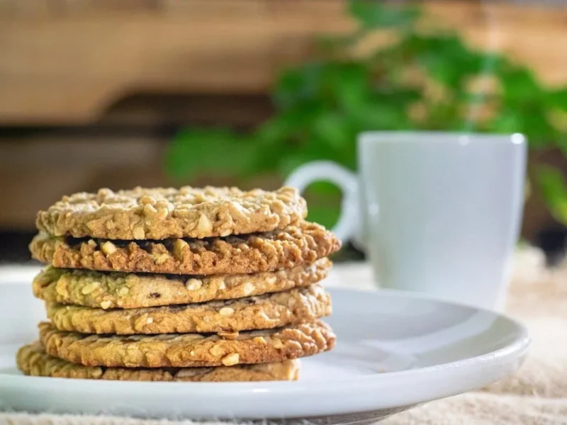 Galletas integrales con avena y semillas
