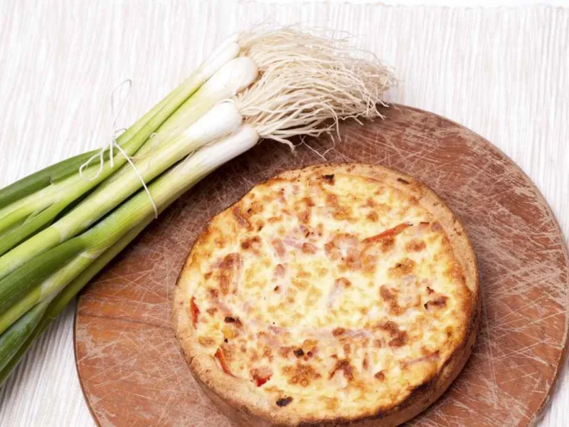 Pastel de puerro