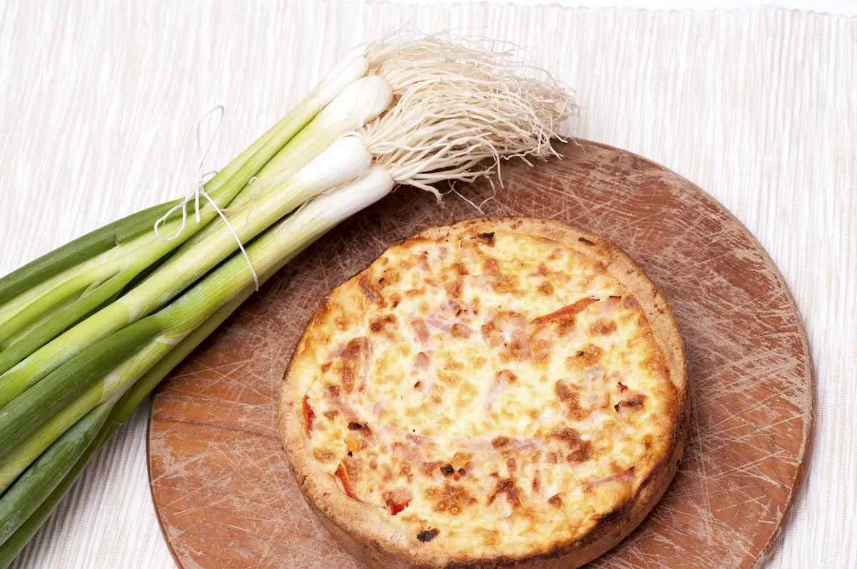 Pastel de puerro