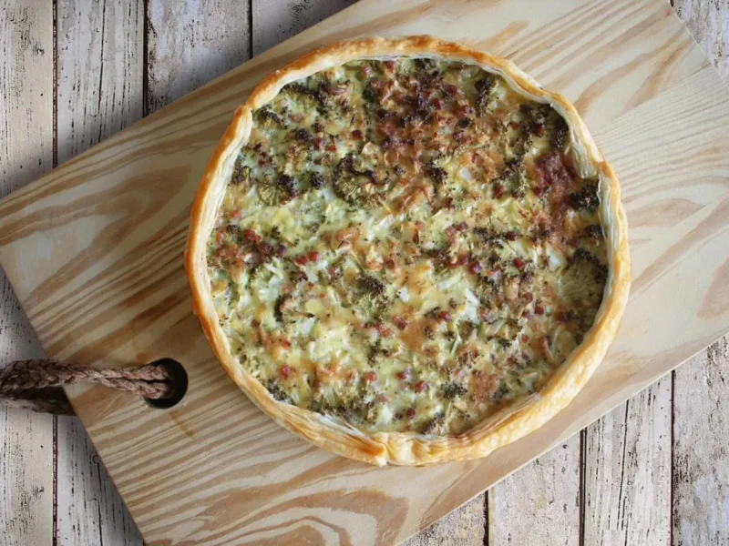 Pizza fácil de hojaldre