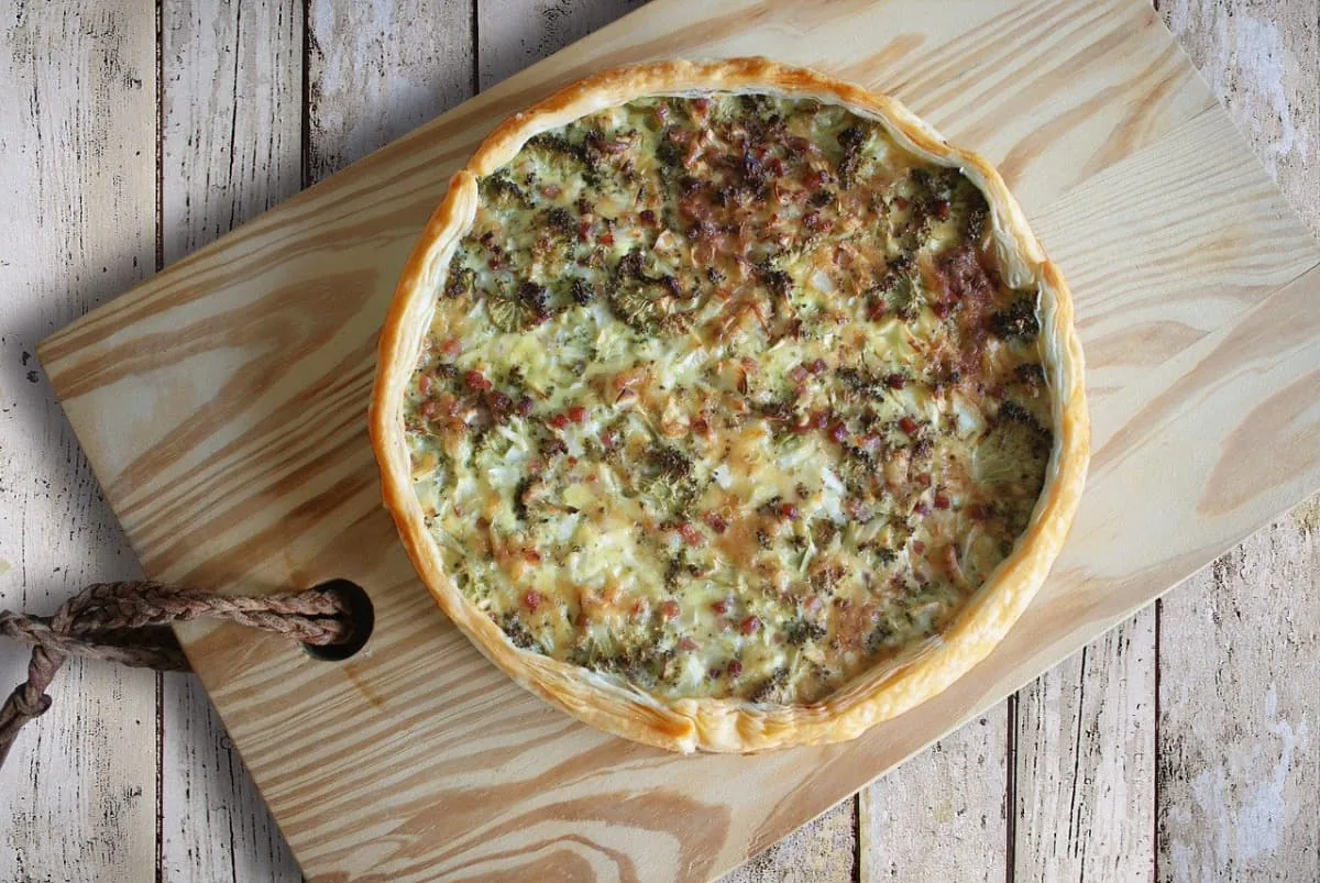 Pizza fácil de hojaldre