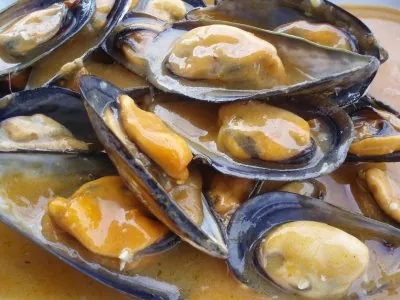 Mejillones al brandy