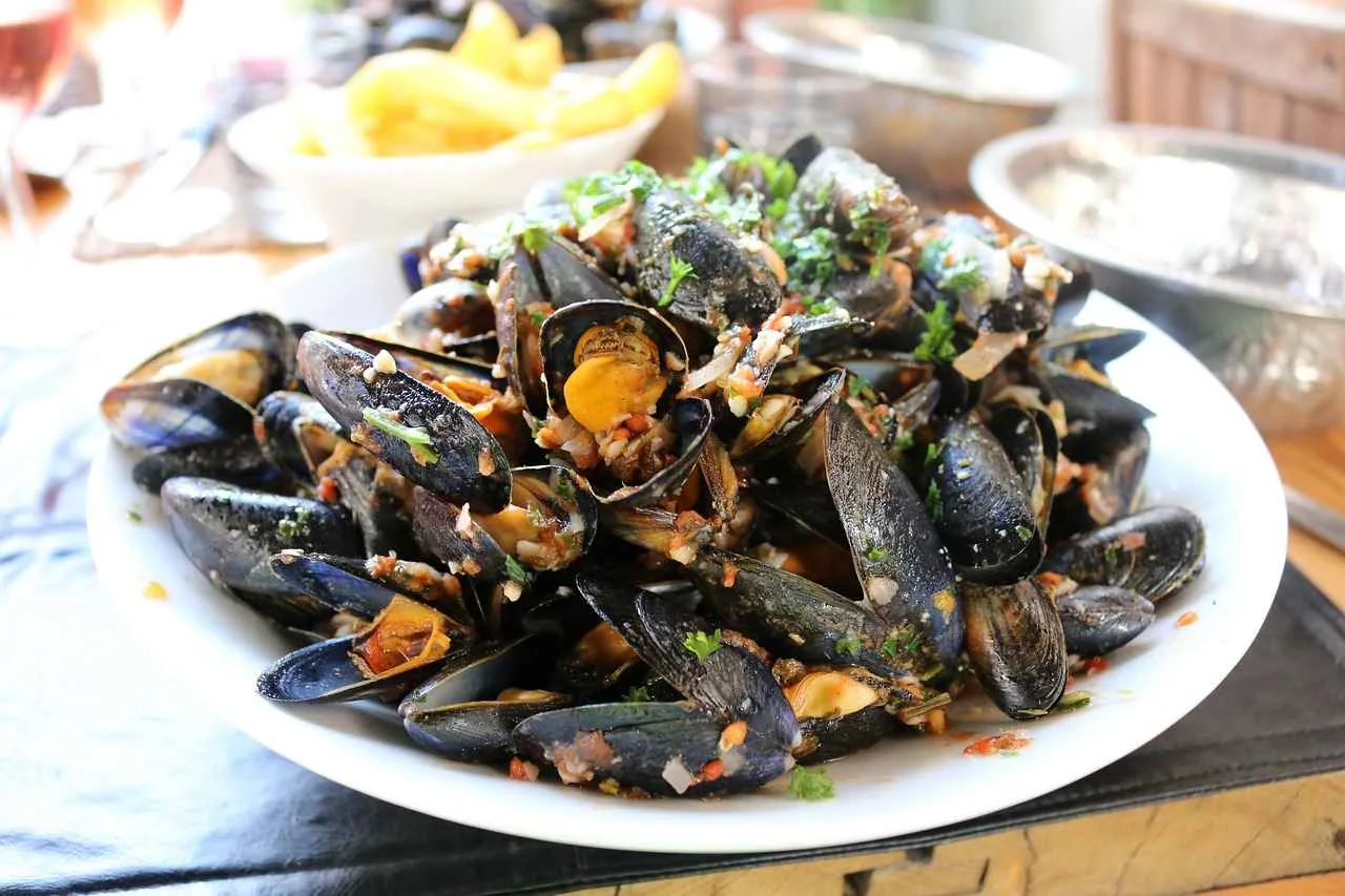 Mejillones al brandy