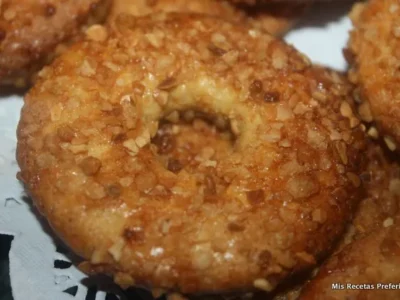 ROSQUILLAS CON CROCANTI DE ALMENDRAS