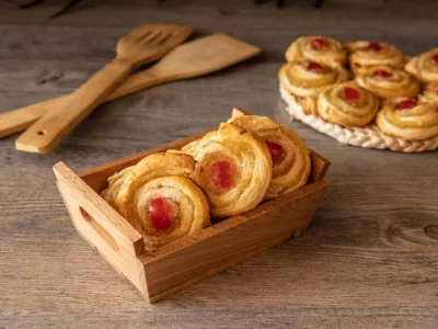 Delicias de hojaldre con Cabello de Ángel