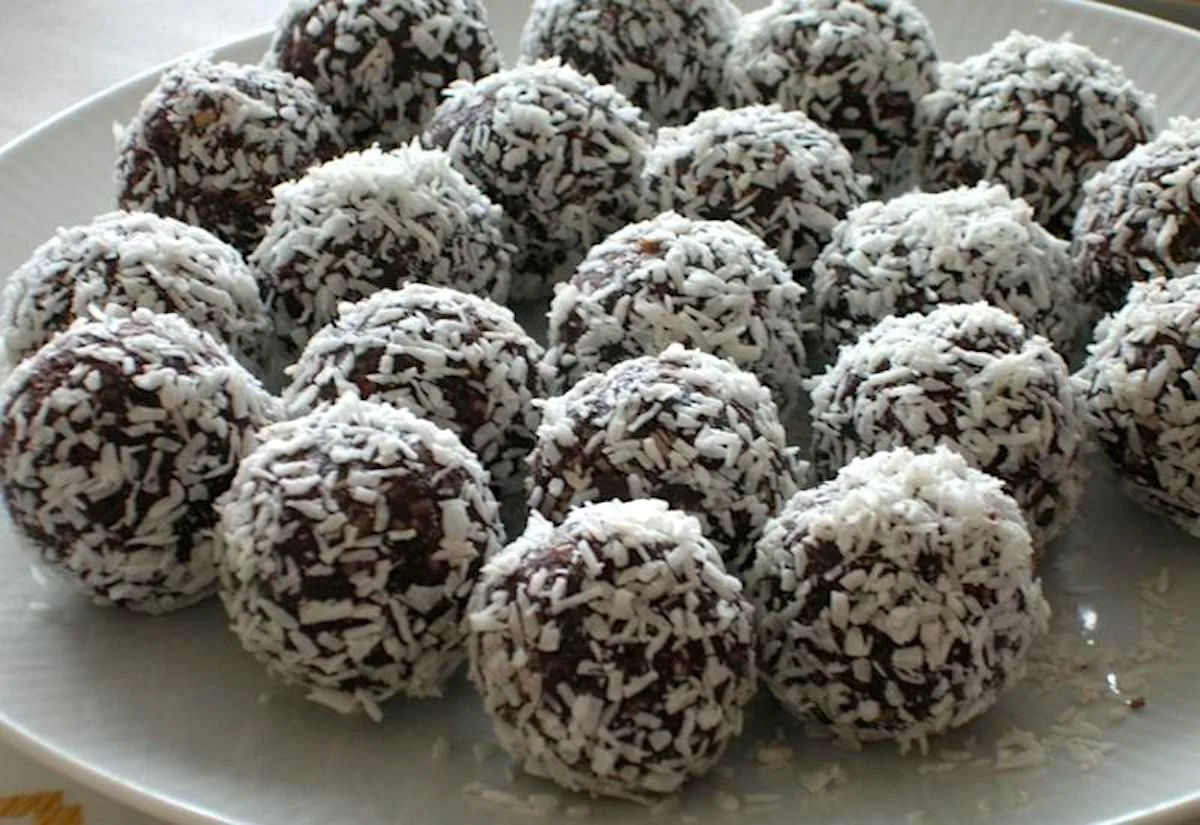 Bombones rellenos de coco