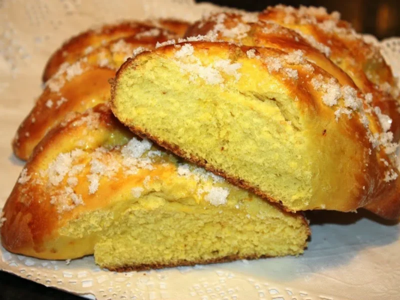 Pan dulce de anis y azafran