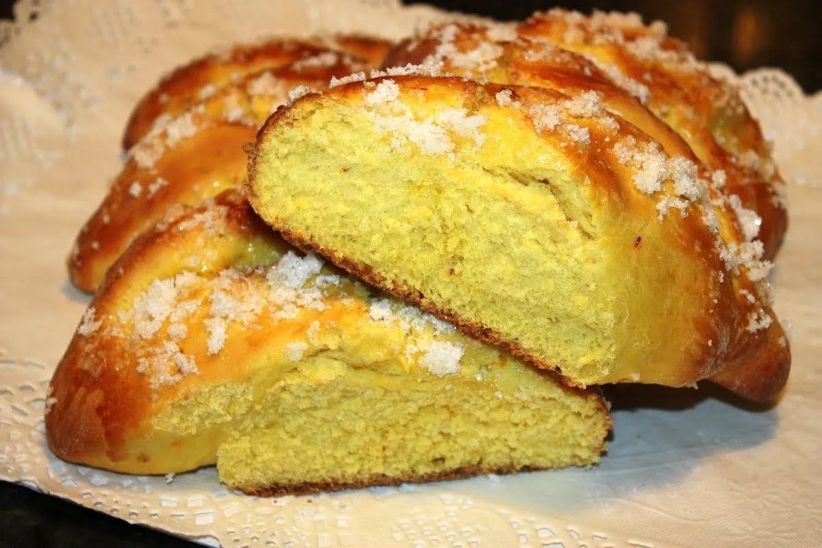 Pan dulce de anis y azafran