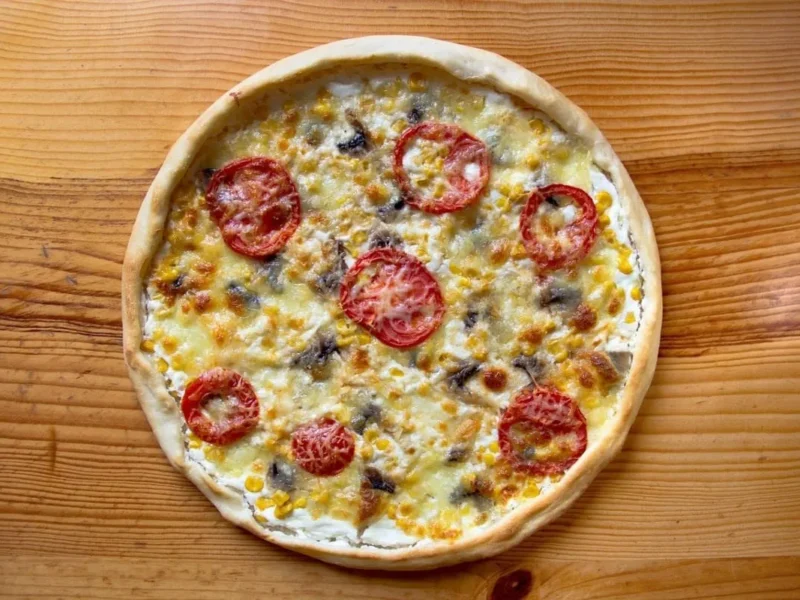 Pizza de champiñones queso y tomate