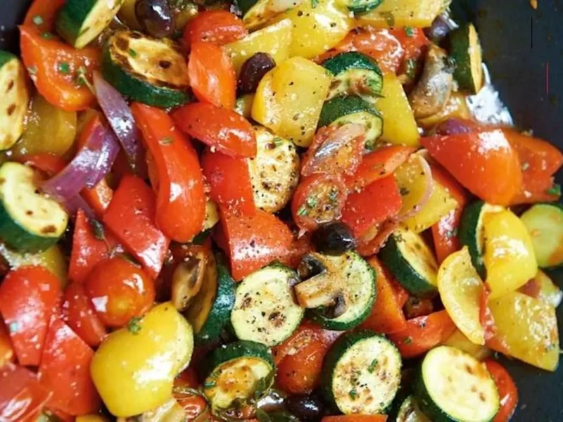 Salteado de verduras