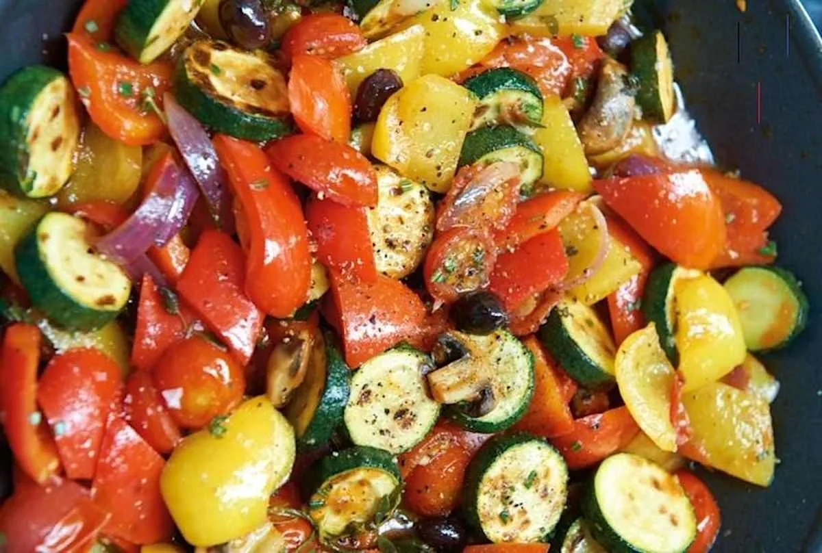 Salteado de verduras