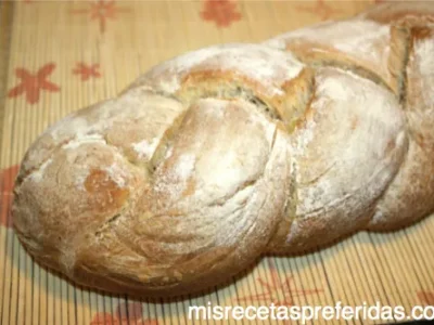 Trenza de pan de molde