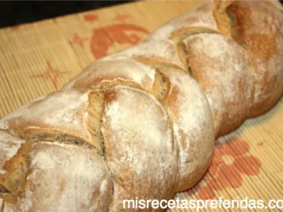 Trenza de pan de molde