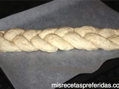 Trenza de pan de molde