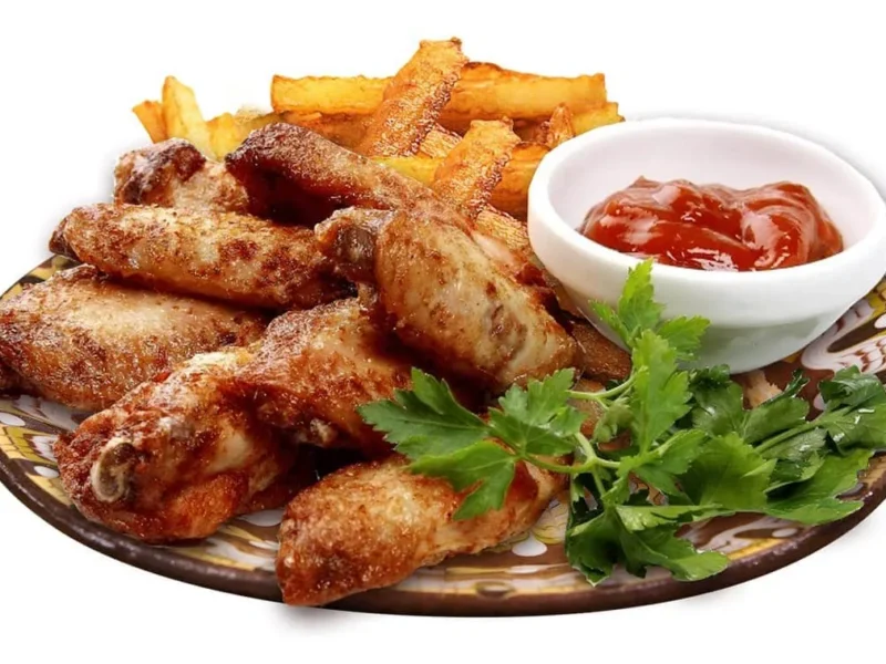 Alitas pollo crujiente al horno