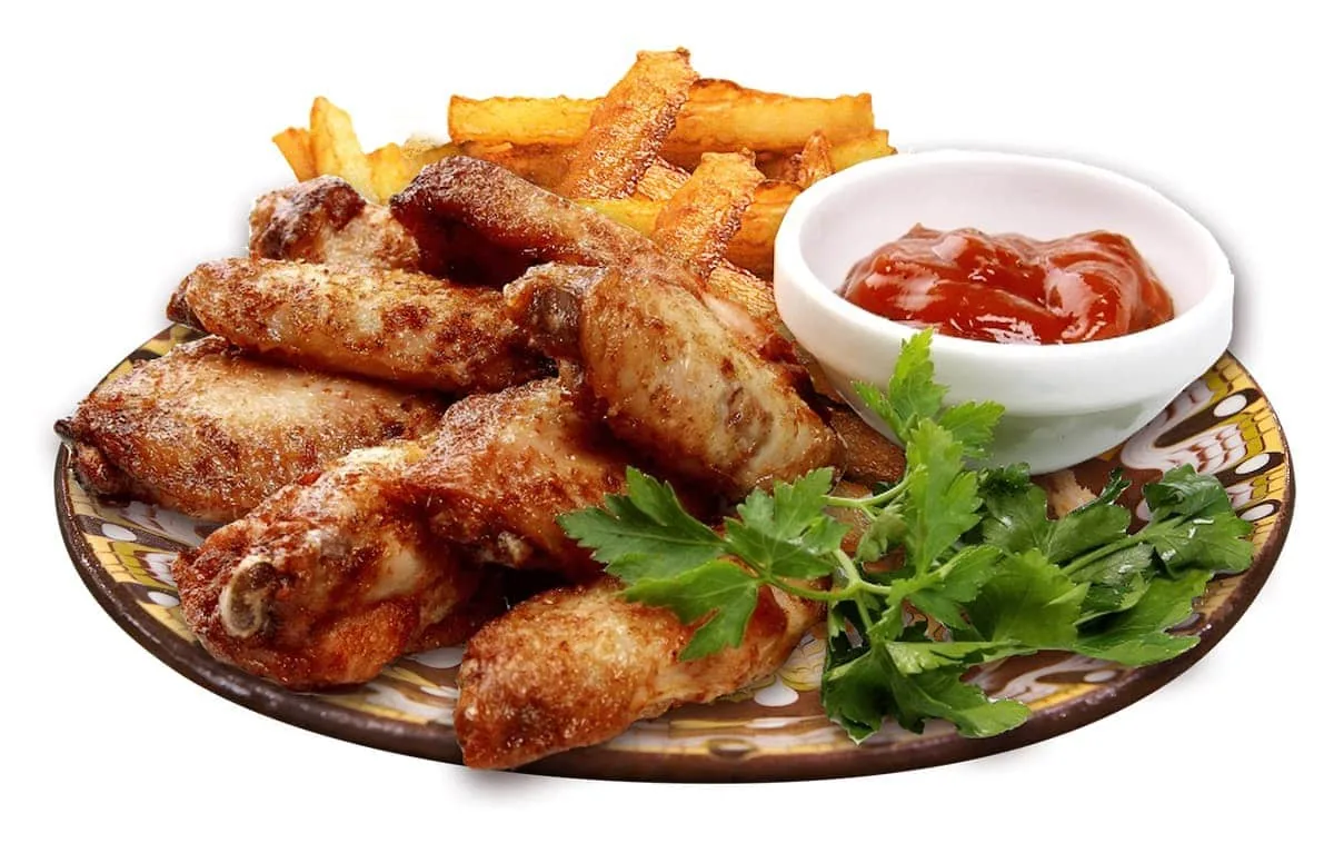 Alitas pollo crujiente al horno