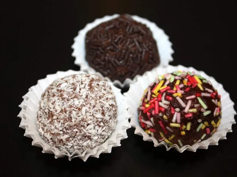 Trufas chocolate negro