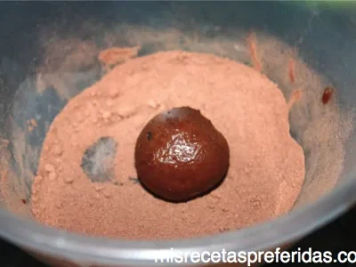Trufas chocolate negro