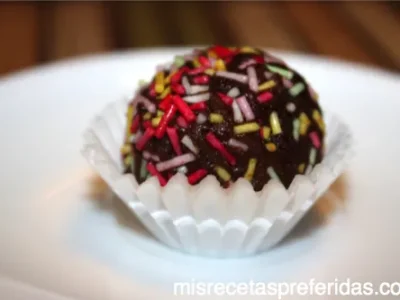 Trufas chocolate negro