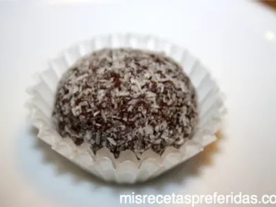 Trufas chocolate negro