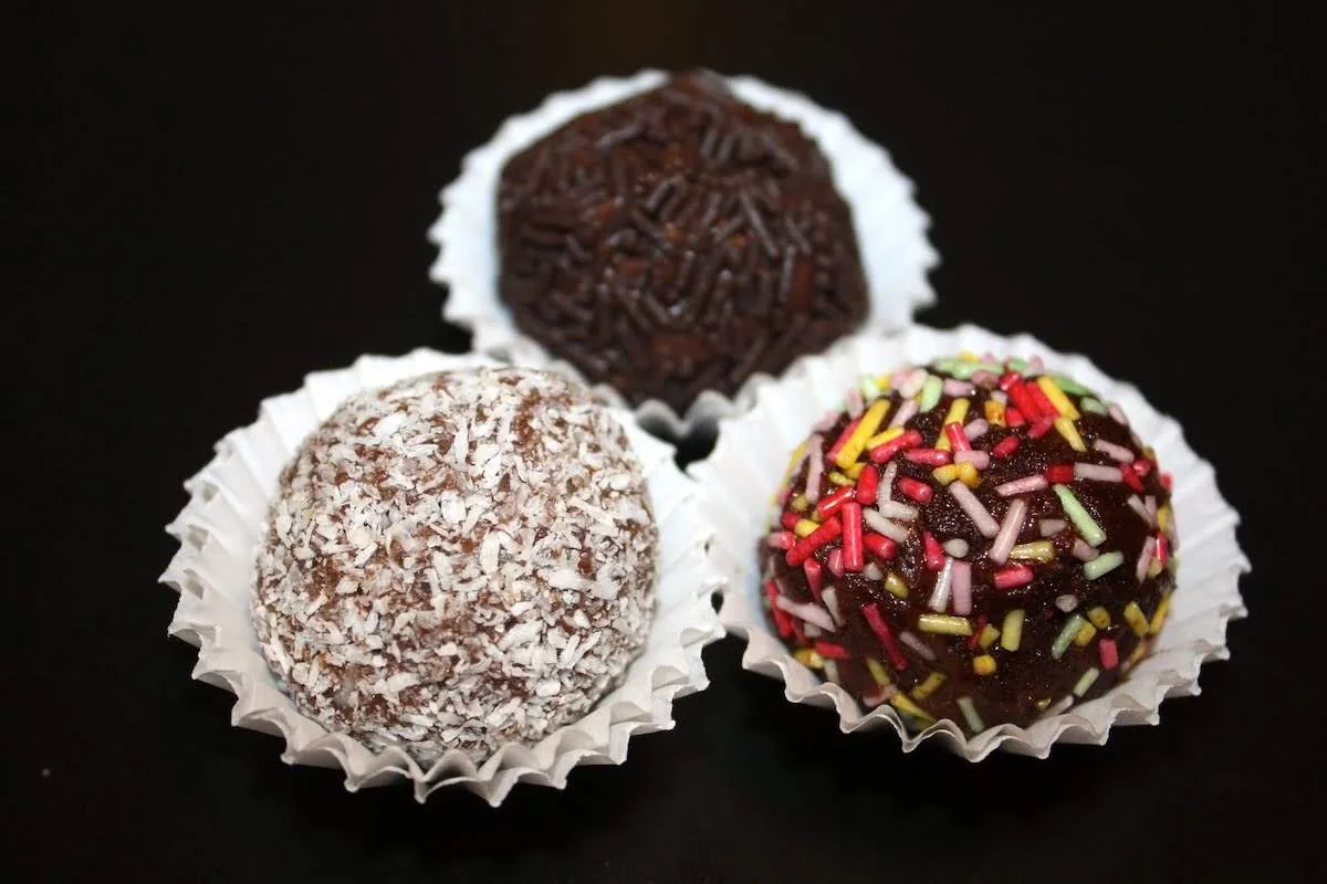 Trufas chocolate negro