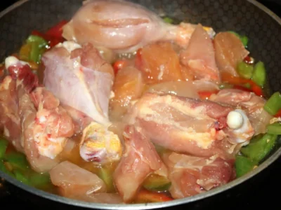 Arroz con pollo y almejas