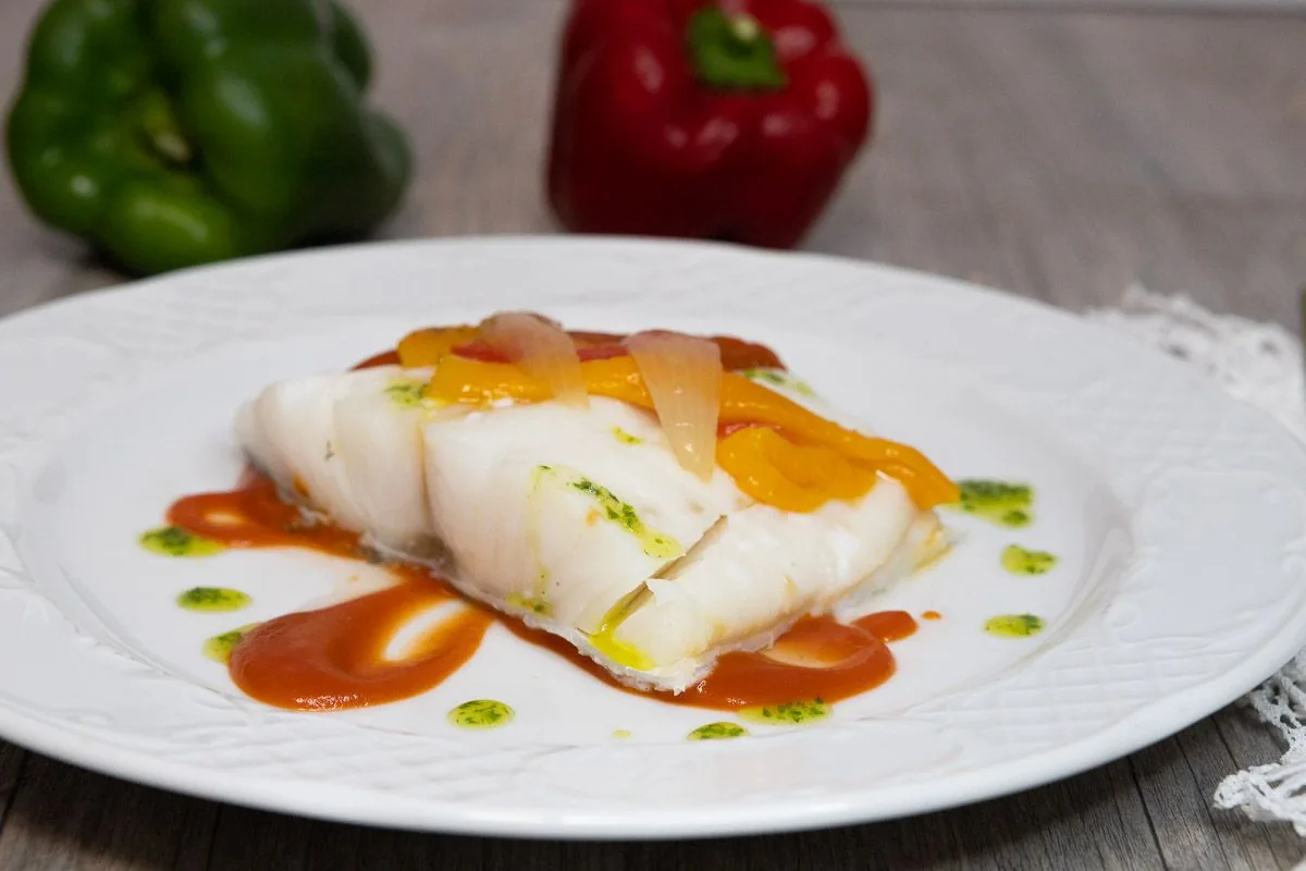 Bacalao con pimientos