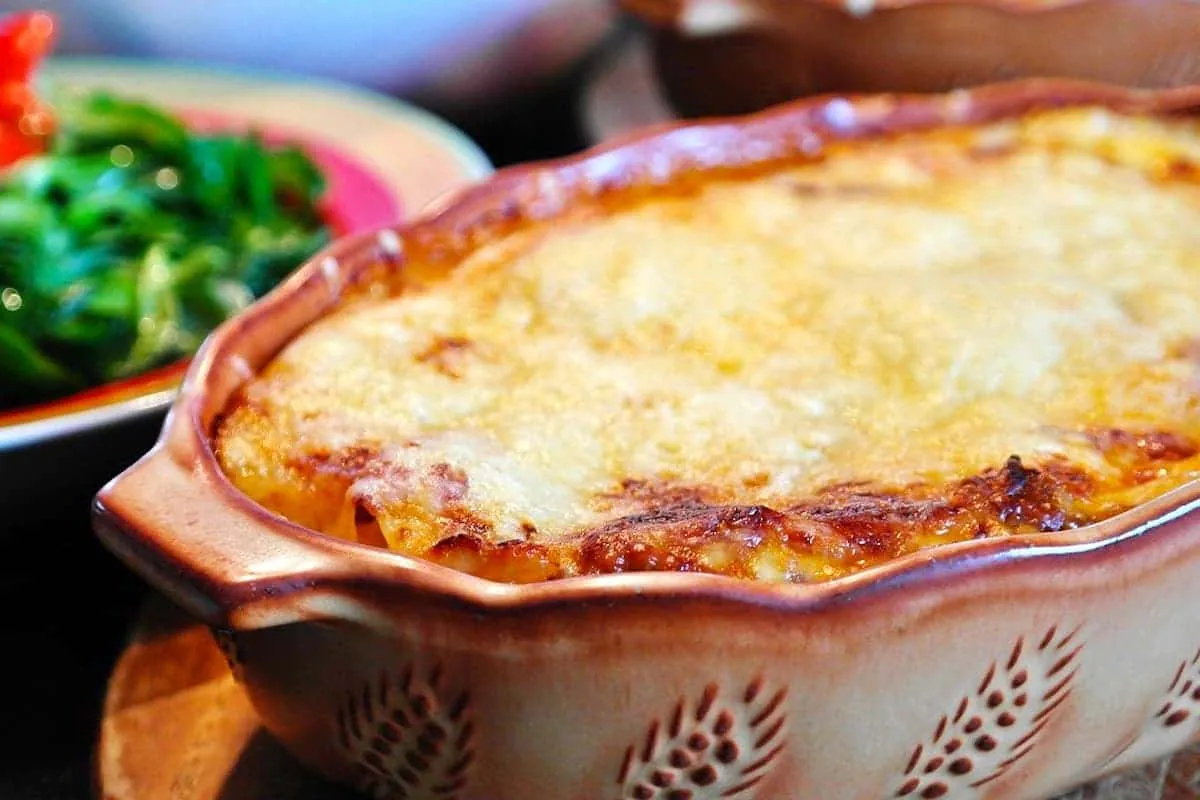 Canelones de carne y verduras