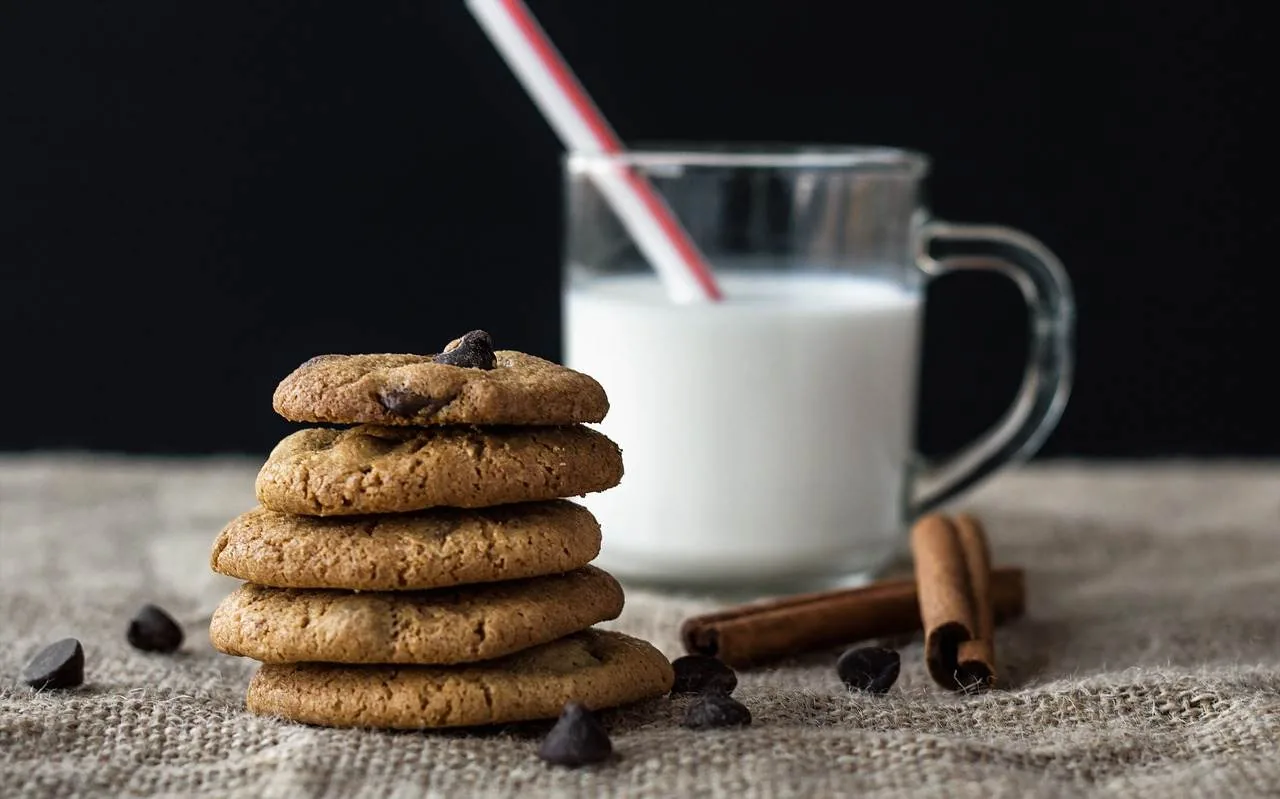 Galletas integrales con gotas de chocolate