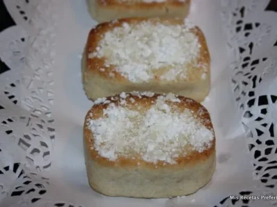 Polvorones caseros de coco