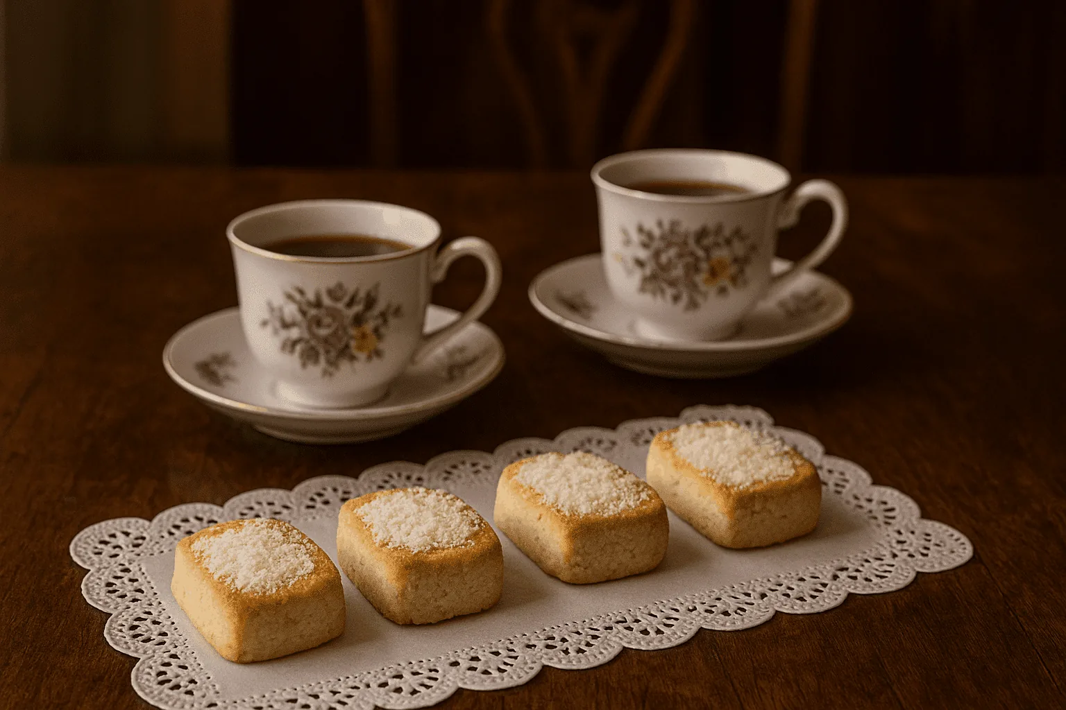 Polvorones caseros de coco