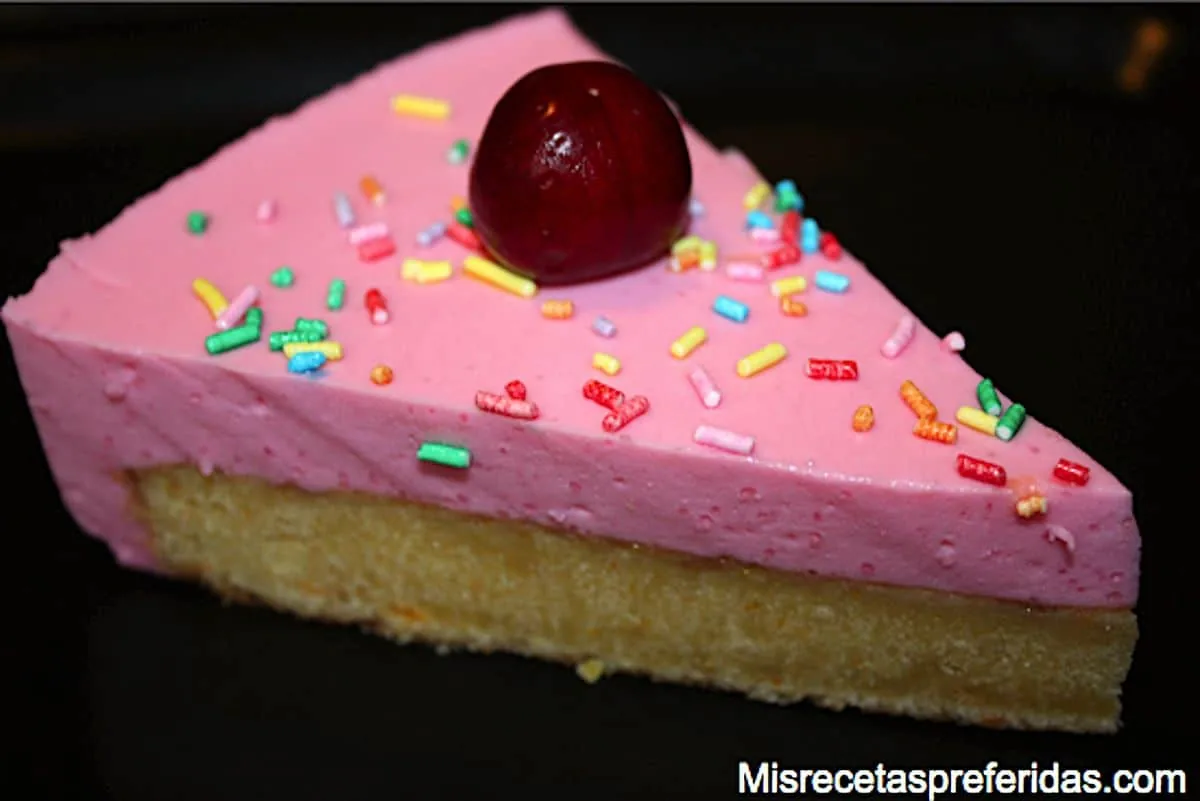 Tarta de crema de fresas