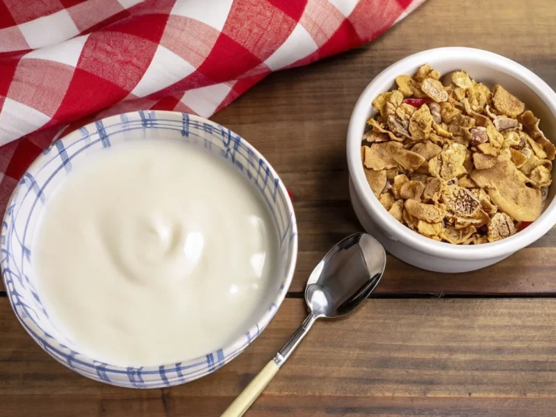 Yogurt natural casero sin yogurtera