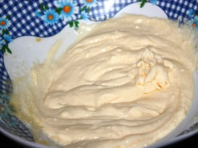 Tarta de mandarina con crema de queso