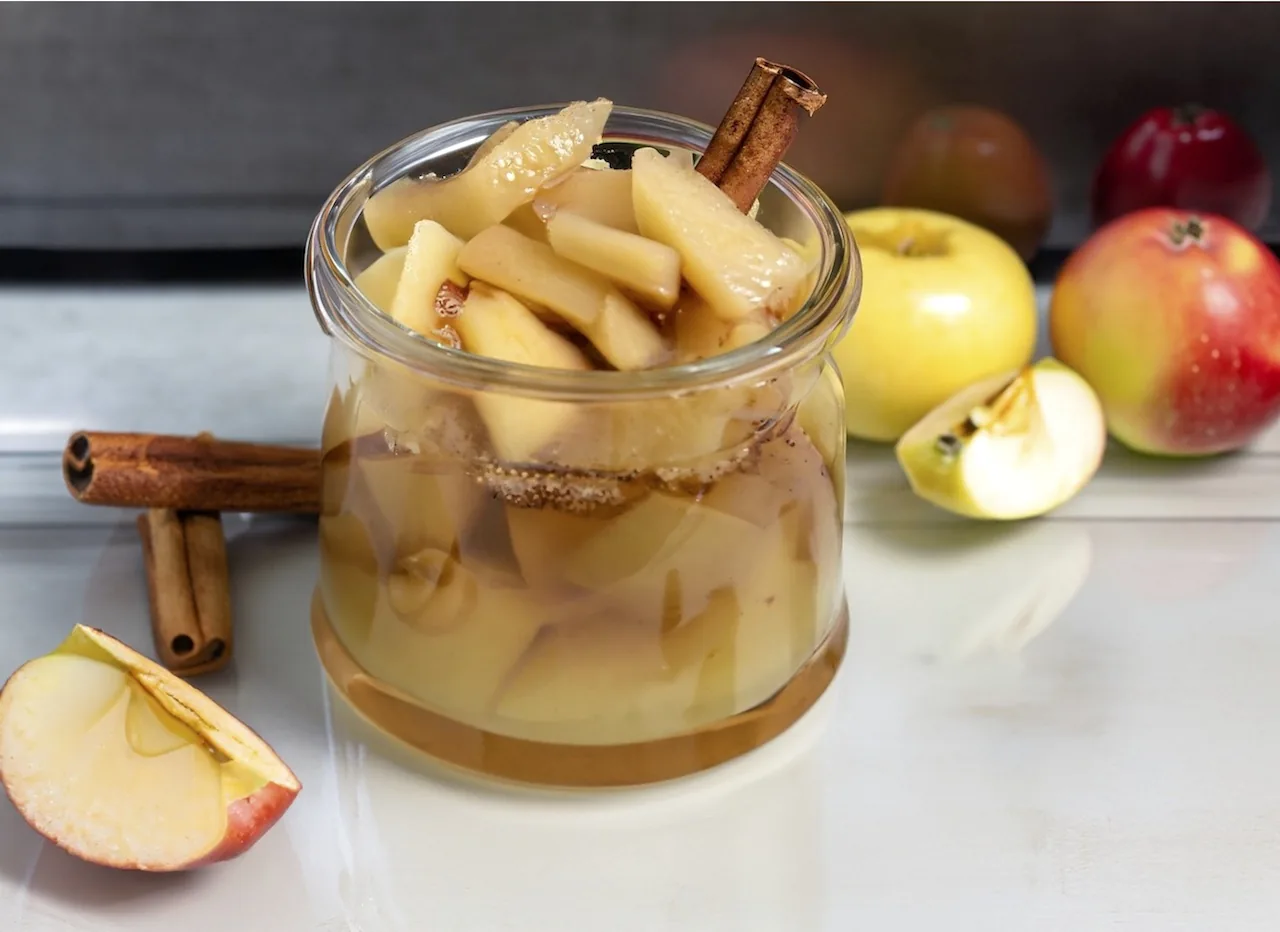 Compota manzana