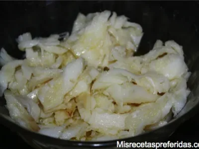Tarta de alubias con verduras y bacalao