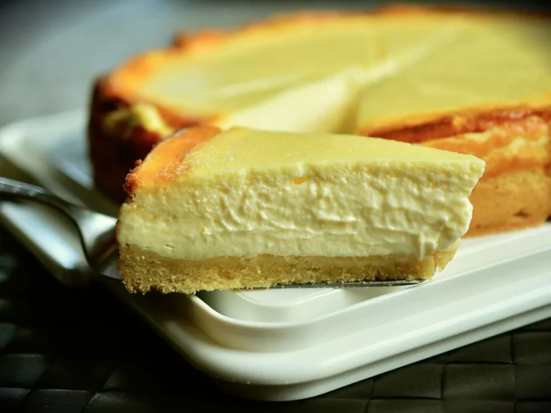 Tarta de queso con almendras