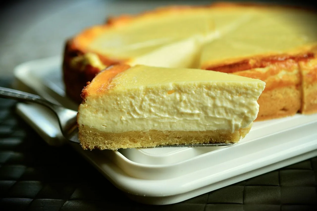 Tarta de queso con almendras