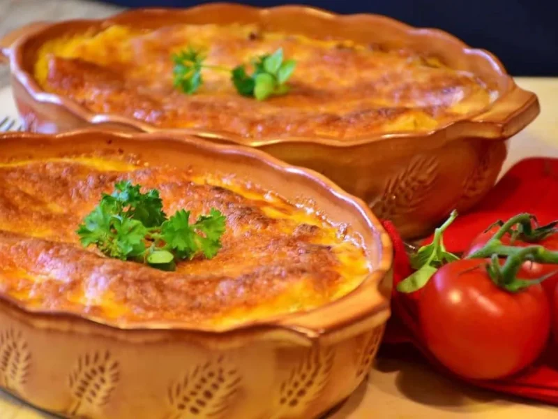 Canelones de carne con atún