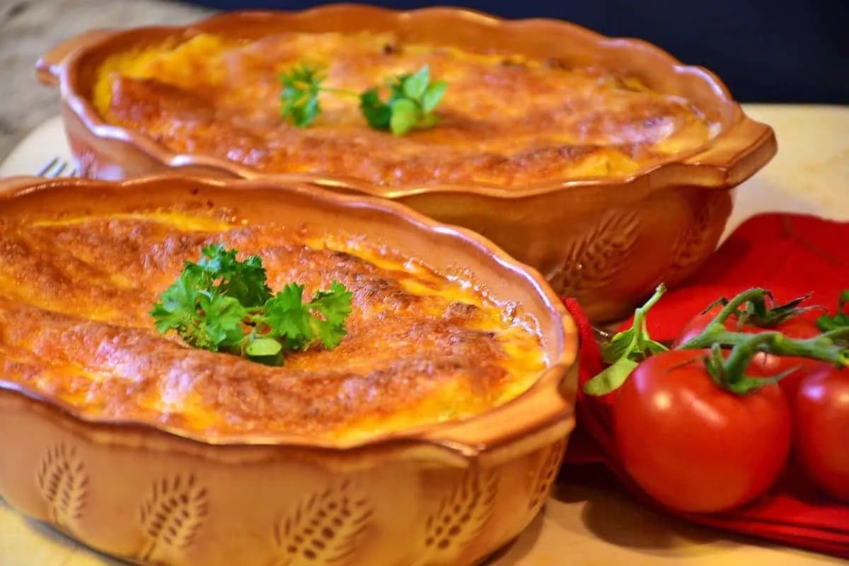 Canelones de carne con atún