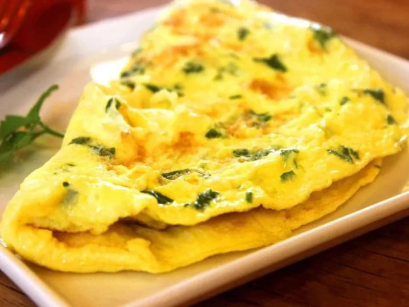 Tortilla de espárragos silvestres