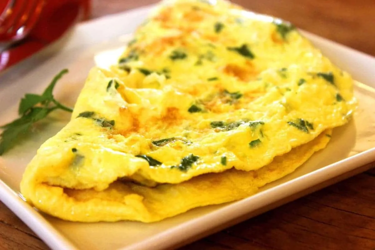 Tortilla de espárragos silvestres