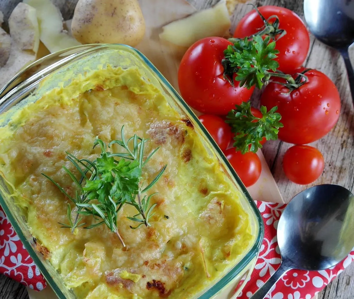 Coliflor gratinada con patatas